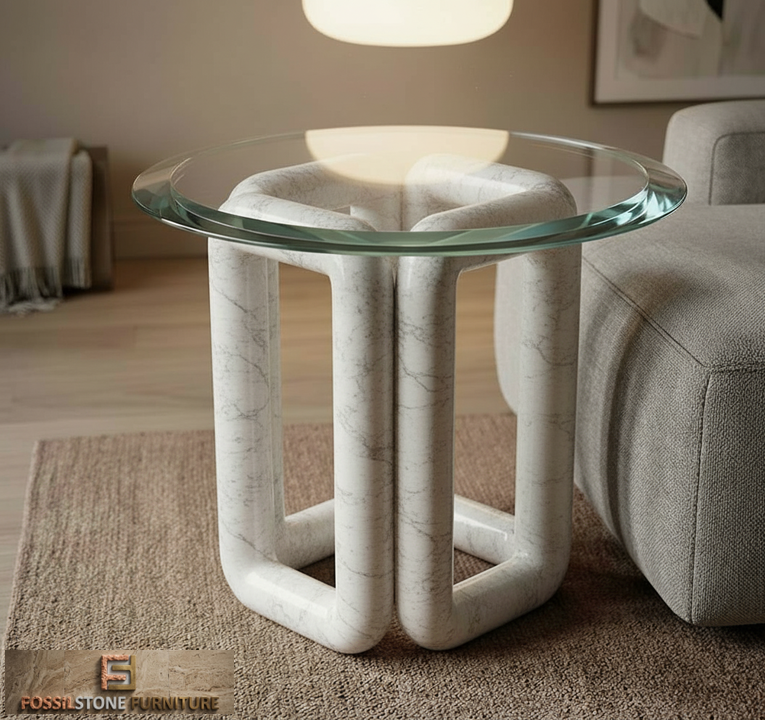 FSM 5005 Soren White Side Table