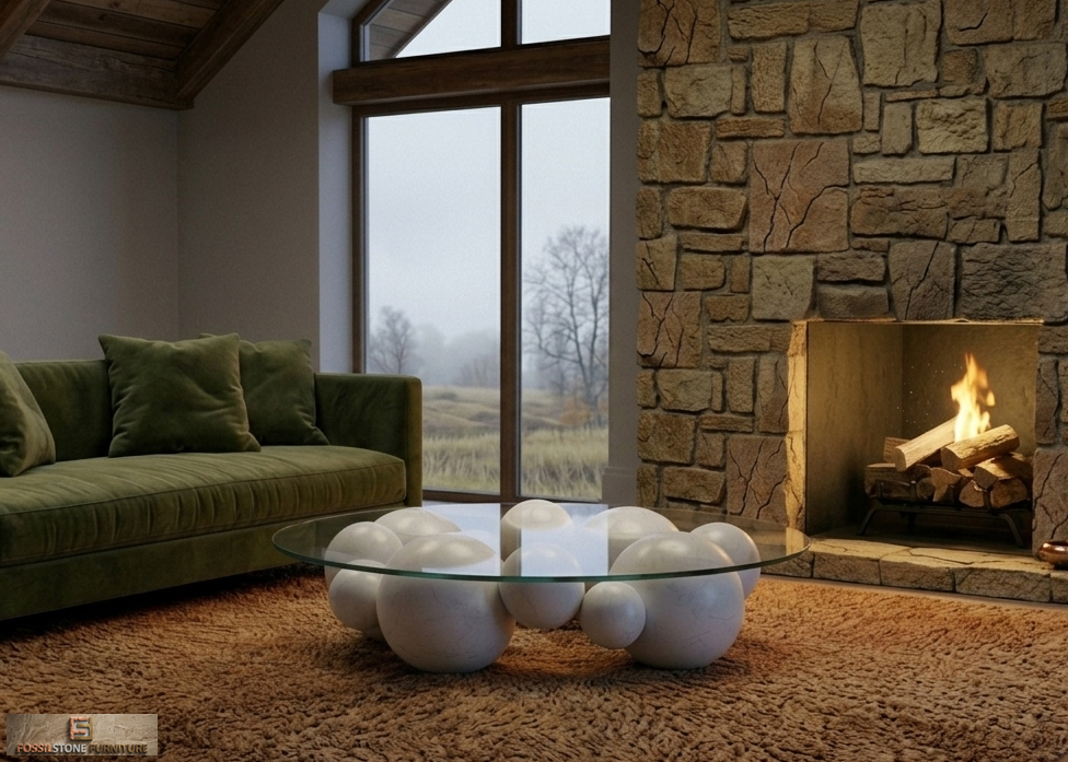 FSM 5009 Fossin White Coffee Table