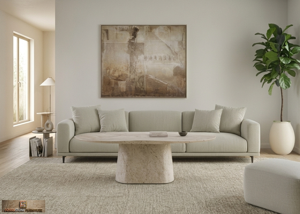 FSM 5014 Varo White Coffee Table