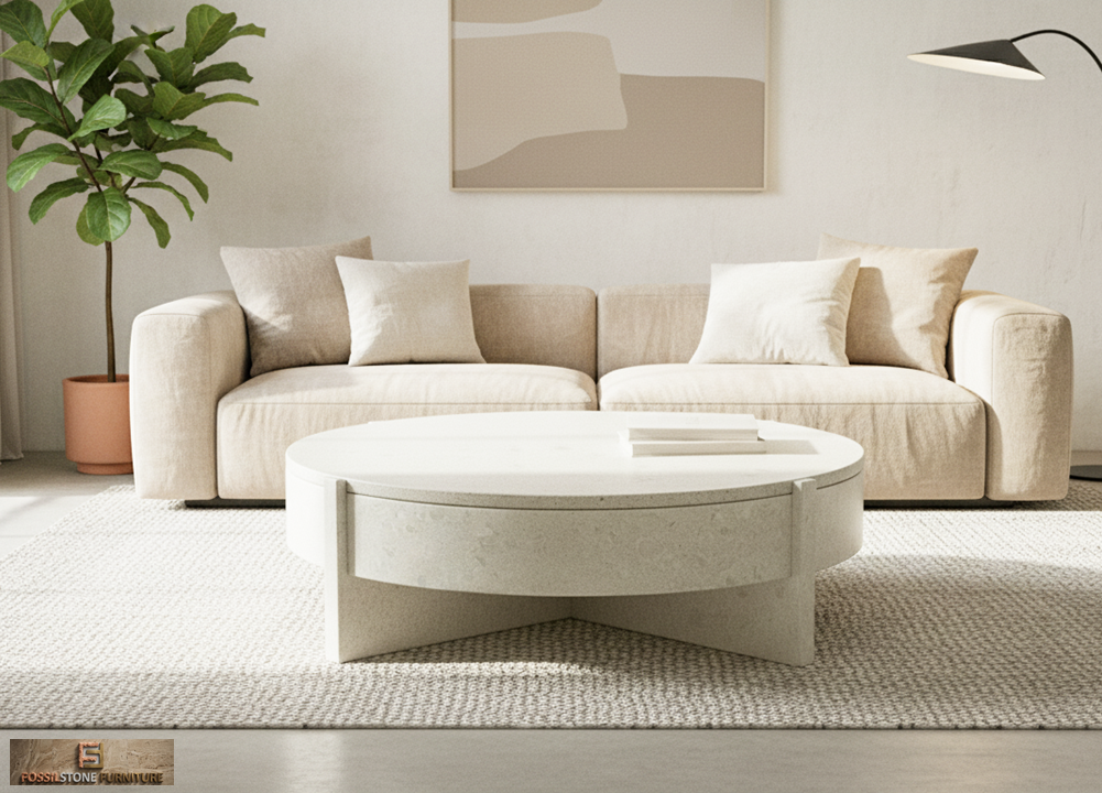 FSM 5062 Ostra White Coffee Table