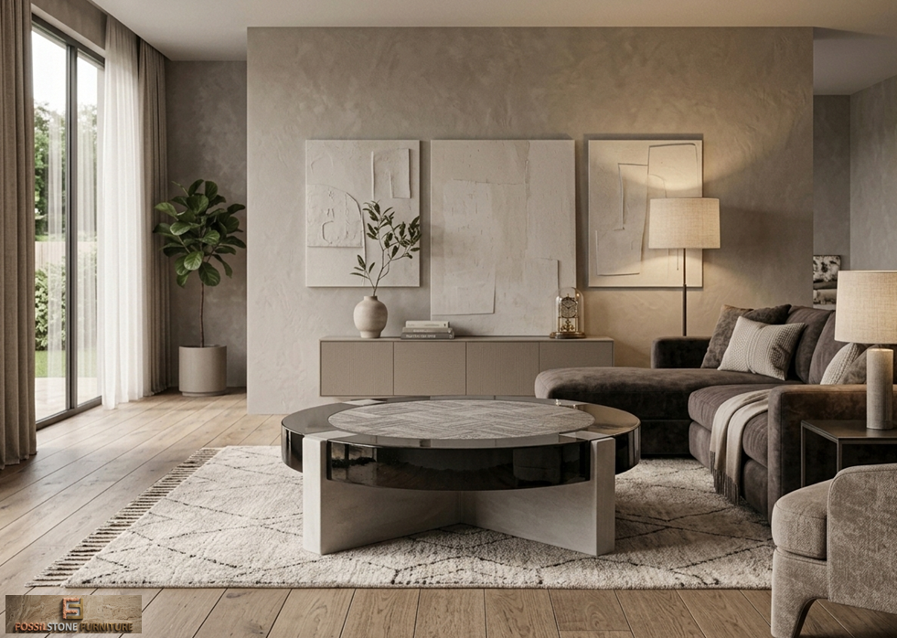 FSM 5061 Ostra Black Coffee Table